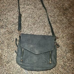 Grey crossbody purse